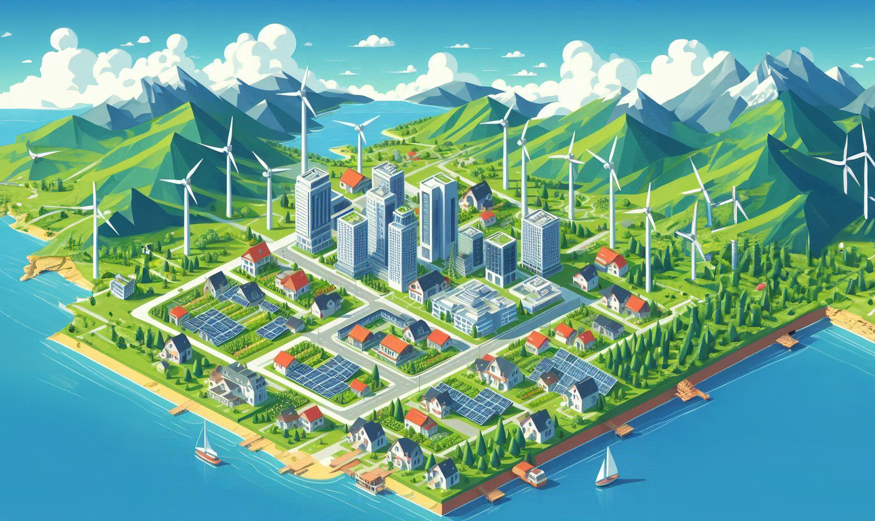 Small-City-with-renewables